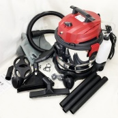 Пилосос промисловий, миючий Domotec MS-4414, будівельний 3000W, об'єм бака 20 л. Зображення №12