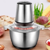 Блендер подрібнювач кухонний 1200W металева чаша на 2 літри комбайн 2 швидкості. Зображення №5 Блендер подрібнювач кухонний 1200W металева чаша на 2 літри комбайн 2 швидкості. Зображення №5