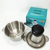 Блендер подрібнювач кухонний 1200W металева чаша на 2 літри комбайн 2 швидкості. Зображення №14 Блендер подрібнювач кухонний 1200W металева чаша на 2 літри комбайн 2 швидкості. Зображення №14