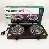 Настільна плита ViLgrand VHP132. Колір: коричневий. Зображення №6