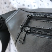 Сумка на пояс із еко-шкіри + Професійний ліхтар POLICE BL-X71-P50. Зображення №4