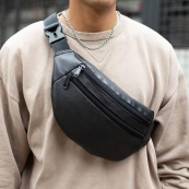 Сумка на пояс із еко-шкіри + Професійний ліхтар POLICE BL-X71-P50. Зображення №12