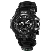 Годинник наручний чоловічий SKMEI 1155BKBK PARACORD. Зображення №2