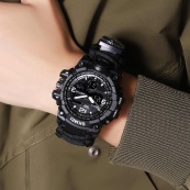 Годинник наручний чоловічий SKMEI 1155BKBK PARACORD. Зображення №6