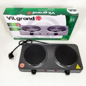 Настільна плита електрична ViLgrand VHP152F. Колір: сірий. Зображення №2