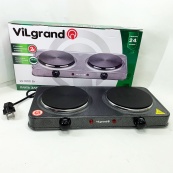 Настільна плита електрична ViLgrand VHP152F. Колір: сірий. Зображення №4