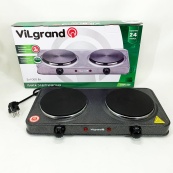 Настільна плита електрична ViLgrand VHP152F. Колір: сірий. Зображення №6