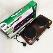 Настільна плита електрична ViLgrand VHP152F. Колір: коричневий. Зображення №2