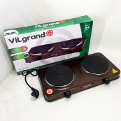 Настільна плита електрична ViLgrand VHP152F. Колір: коричневий. Зображення №3