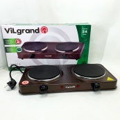Настільна плита електрична ViLgrand VHP152F. Колір: коричневий. Зображення №5