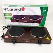 Настільна плита електрична ViLgrand VHP152F. Колір: коричневий. Зображення №7