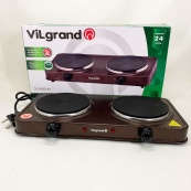Настільна плита електрична ViLgrand VHP152F. Колір: коричневий. Зображення №8