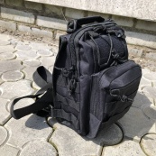 Набір: армійська чорна сумка + тактичний ліхтар професійний POLICE BL-X71-P50. Зображення №33 Набір: армійська чорна сумка + тактичний ліхтар професійний POLICE BL-X71-P50. Зображення №33