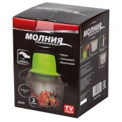 Подарунковий набір: подрібнювач Блискавка Original + Ваги кухонні електронні Domotec SF-400. Зображення №42