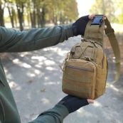 Комплект 2 В 1: армійська сумка + тактичний ліхтар. Зображення №27