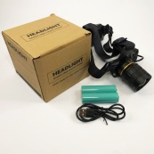 Яскравий ліхтар налобний Bailong BL-8076-2-GT100, Ліхтар акумуляторний для риболовлі, Ліхтар на голову. Зображення №4