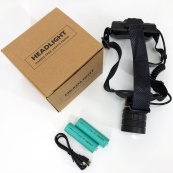 Яскравий ліхтар налобний Bailong BL-8076-2-GT100, Ліхтар акумуляторний для риболовлі, Ліхтар на голову. Зображення №9