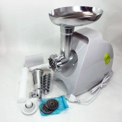 М'ясорубка Suntera SMG-5425W, м'ясорубка-соковитискач, електрична м'ясорубка з насадками для дому. Зображення №6