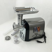 М'ясорубка Magio MG-269, 2400 W, м'ясорубка електрична метал, м'ясорубка з металевим редуктором. Зображення №2