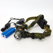 Налобний ліхтар тактичний Bailong BL-1505-602B SENSOR з датчиком руху, Ліхтарик налобний led. Зображення №2