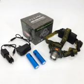 Налобний ліхтар тактичний Bailong BL-1505-602B SENSOR з датчиком руху, Ліхтарик налобний led. Зображення №8