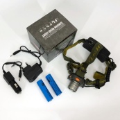 Налобний ліхтар тактичний Bailong BL-1505-602B SENSOR з датчиком руху, Ліхтарик налобний led. Зображення №10