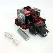 Ліхтар налобний Bailong BL-1805 COB XPE акумуляторний, ліхтар на голову для риболовлі, надійний налобний. Зображення №2