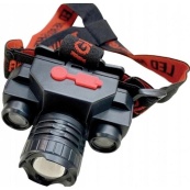 Ліхтар налобний Bailong BL-1805 COB XPE акумуляторний, ліхтар на голову для риболовлі, надійний налобний. Зображення №3