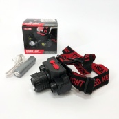 Ліхтар налобний Bailong BL-1805 COB XPE акумуляторний, ліхтар на голову для риболовлі, надійний налобний. Зображення №9