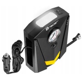 Автомобільний компресор 12V насос із ліхтариком, потужний насос для коліс автомобіля від прикурювача. Зображення №11