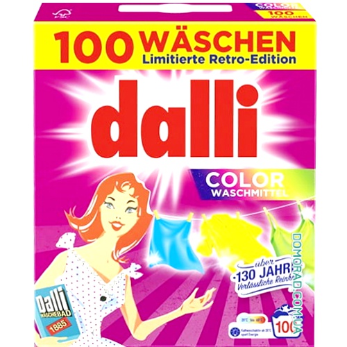 DALLI Сухий порошок Color 100WL 6,5kg DALLI Сухий порошок Color 100WL 6,5kg