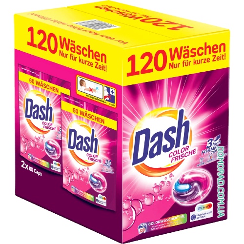 Dash Капсули 3in1 COLOR 120шт. Dash Капсули 3in1 COLOR 120шт.