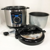 Мультиварка-скороварка SUNTERA SPC-1100 1000 Вт, пароварка для кухні побутова, антипригарні рисоварки. Зображення №2