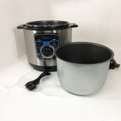 Мультиварка-скороварка SUNTERA SPC-1100 1000 Вт, пароварка для кухні побутова, антипригарні рисоварки. Зображення №8