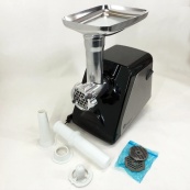 Электрическая мясорубка Domotec MS-2022, электромясорубка для дома, мясорубка для домашней колбасы. Изображение №7