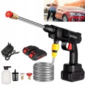 Універсальна автомийка високого тиску Cleaning Gun 48V з 2 акумуляторами та кейсом. Зображення №3