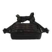 Тактична нагрудна сумка з Cordura 1000D, розгрузка чоловіча чорна. Зображення №11