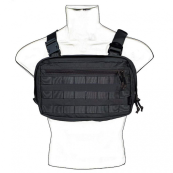 Тактична нагрудна сумка з Cordura 1000D, розгрузка чоловіча чорна. Зображення №22