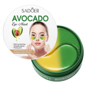 Патчі для шкіри навколо очей зволожувальні Sadoer Avocado Eye Mask, 60 шт. Изображение №2