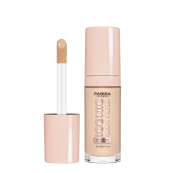 Тональна основа для обличчя Parisa Cosmetics з ефектом сяйва шкіри 20 мл , 603 Peachy fair Світлий персиковий. Зображення №2