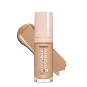 Тональна основа для обличчя Parisa Cosmetics з ефектом сяйва шкіри 20 мл , 606 Golden medium Темно-бежевий. Зображення №3