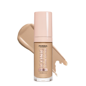 Тональна основа для обличчя Parisa Cosmetics з ефектом сяйва шкіри 20 мл , 605 Rosy light Бежева. Изображение №3