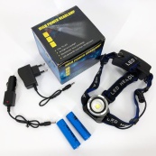 Налобний ліхтар Bailong BL-T24-P50 акумуляторний LED/Zoom 3 режими роботи, ліхтар на голову для риболовлі. Зображення №2 Налобний ліхтар Bailong BL-T24-P50 акумуляторний LED/Zoom 3 режими роботи, ліхтар на голову для риболовлі. Зображення №2