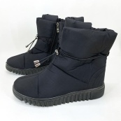 Черевики жіночі утеплені чорні 38р 25см, Жіночі зимові дутики. Зображення №4 Черевики жіночі утеплені чорні 38р 25см, Жіночі зимові дутики. Зображення №4