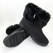 Черевики жіночі утеплені 42р 27см Калоші утеплені чорного кольору. Зображення №5