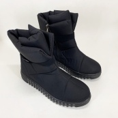 Чоботи жіночі утеплені 41р 26,5см, Калоші утеплені чорного кольору, Домашні чуни жіночі. Зображення №3