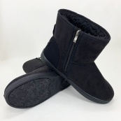Уггі жіночі утеплені 39р 25,5см чорні Жіночі зимові черевики з повсті. Зображення №3