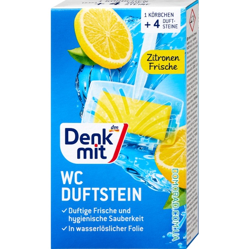 Denkmit Блок WC Duftstein Zitronen-Frische 4шт. Denkmit Блок WC Duftstein Zitronen-Frische 4шт.