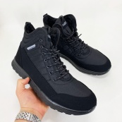 Ботинки мужские утепленные 41р 27см Высокие кроссовки термо, Ботинки кроссовки мех. Изображение №3