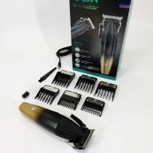 Машинка для стрижки волос аккумуляторная Professional Turbo с разными насадками VGR V-003. Цвет: желтый. Изображение №5 Машинка для стрижки волос аккумуляторная Professional Turbo с разными насадками VGR V-003. Цвет: желтый. Изображение №5